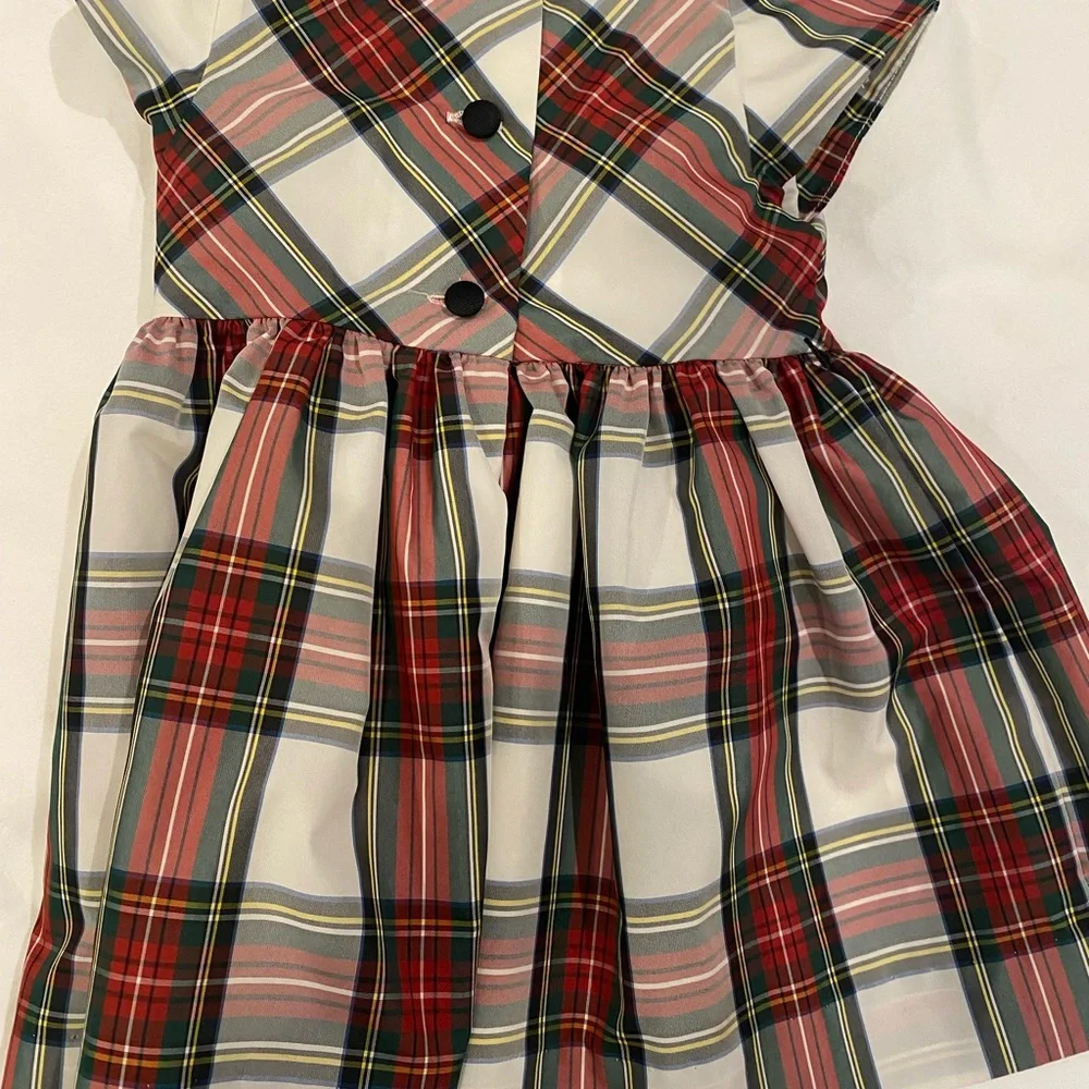 Ralph Lauren Christmas plaid dress (6 month size)